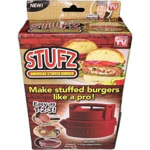 STUFZ Americas Stuffed Burger As Seen On TV Make Burgers Like A Pro! Brand New